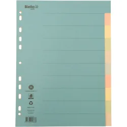 BIELLA Register Karton farbig A4 461410.00 10-teilig, blanko