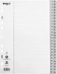 BIELLA Register PP grau A4 471452.00 1-52, Vollformat