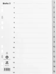 BIELLA Register PP grau A4 471415.00 1-15