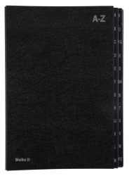 BIELLA Pultmappe A4 323424.00 schwarz, A-Z