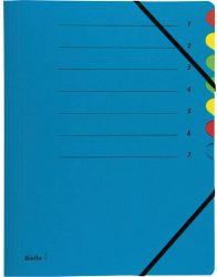 BIELLA Ordnungsmappe A4 32840705 blau 7-teilig