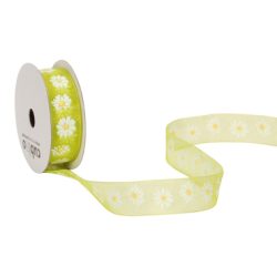 SPYK Band Cubino 15mm/4m 1245.1564 gr&uuml;n/weiss Margerite
