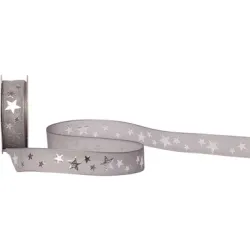 SPYK Band Cubino &Eacute;toiles 1031.1654 16mmx3m Grau-Silber