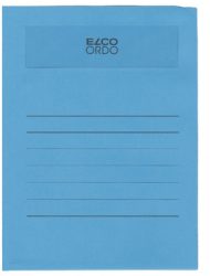 ELCO Sichth&uuml;lle Ordo volumino A4 29465.32 blau 50 St&uuml;ck