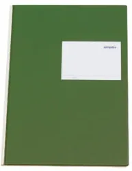 SIMPLEX Statistikbuch A4 19089 4 Kolonnen, gr&uuml;n 80 Blatt