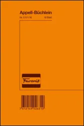FAVORIT Apellbuch 12&times;18cm 5151/18 D 18 Blatt