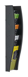 STYRO Wandprospekthalter 1/3 A4 128-360.0292 anthrazit 5 F&auml;cher