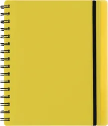 KOLMA Notizbuch Easy KolmaFlex A5 06.551.11 gelb, kariert 5mm 100 Bl.