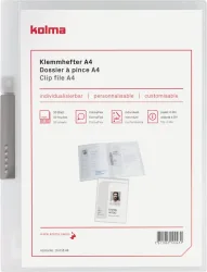 KOLMA Bewerbungsmappe Tender A4 10.016.00 transparent, 2-teilig