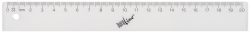 B&Uuml;ROLINE Massstab 20cm 303401 unzerbrechlich transparent
