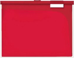 B&Uuml;ROLINE H&auml;ngemappe A4 664054 rot, 6 F&auml;cher 3 Stk.