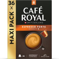 CAFE ROYAL Kaffeekapseln Alu 2001929 Espresso Forte 36 St&uuml;ck