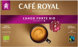 CAFE ROYAL Kaffeepads Bio Havelaar 2002304 Lungo Forte 50 Stk.