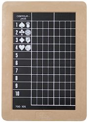 NEUTRAL Jasstafel Coiffeur 3A014289 16,5&times;23,5cm Schiefer