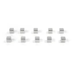 TRENDFORM Magnete KUBIQ TF19B 10er Set silber
