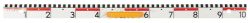 SIECO Wandtafellineal 100cm 332100 weiss, mit Griff