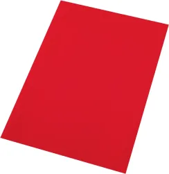 GBC HiGloss Umschlagmaterial A4 CE020030 rot, 250g 100 St&uuml;ck