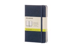 Moleskine Notizbuch, Pocket Size, Blanko, saphir