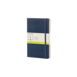 Moleskine Notizbuch, Large Size, Blanko, saphir