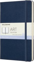 MOLESKINE Skizzenbuch L/A5 715611 165g, HC, Saphir