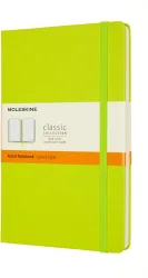 MOLESKINE Notizbuch HC L/A5 850871 liniert,limetten gr&uuml;n,208 S.