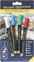 SECURIT - Kreidemarker Set, 22.5X12.5X1.6CM, Multicolor