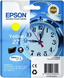 Epson Tinte T2704, 27 Original Gelb C13T27044012