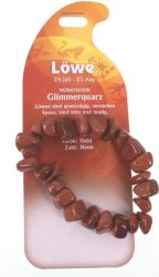 ROOST Armband L&ouml;we Glimmer G241 Glimmerquarz