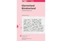 SWISSTOPO Landkarte Glarner/B&uuml;ndnerland 106 1:100'000