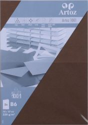 ARTOZ Karten 1001 B6 107362266 220g. braun 5 Blatt