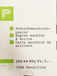 ELCO Schreibmaschinenpapier A4 306091 Recycling 200 Blatt