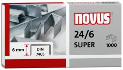 NOVUS Heftklammern 24/6 24/6 040-0026 1000 St&uuml;ck