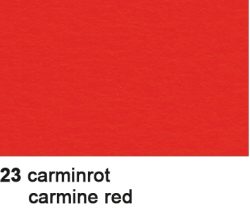 URSUS Tonzeichenpapier 50x70cm 2232223 130g. carmin