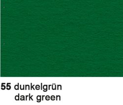 URSUS Tonzeichenpapier 50x70cm 2232255 130g. dunkelgr&uuml;n