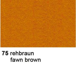 URSUS Tonzeichenpapier 50x70cm 2232275 130g. rehbraun