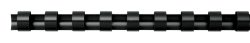 FELLOWES Plastikbinder&uuml;cken 8 mm A4 5330702 schwarz 25 St&uuml;ck