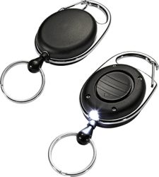 DURABLE Ausweishalter JOJO Style LED 8198/19 mit Ring schwarz