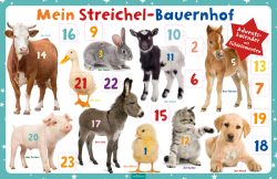 ARS EDITION Adventskalender 62x40.2cm 34941719 Streichel-Bauernhof