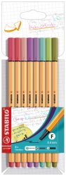 STABILO Fineliner Point 88 0.4mm 88/8-04 ass. 8 St&uuml;ck