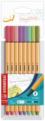STABILO Fineliner Point 88 0.4mm 88/8-04 ass. 8 St&uuml;ck