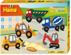 HAMA B&uuml;gelperlen Set Midi G1013143-0 Baufahrzeuge