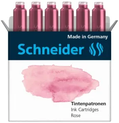 SCHNEIDER Tintenpatronen 166129 rose 6 Stk.