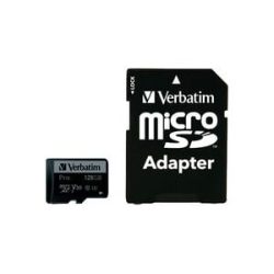 VERBATIM Micro SDXC Pro U3 64GB 47042 Read 90MB/sec. Write 45MB/sec