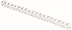 FELLOWES Plastikbinder&uuml;cken 10mm 5330803 weiss 25 St&uuml;ck