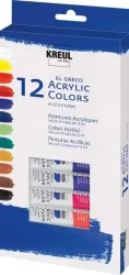 KREUL Acrylfarben Set CKG28250 12 Tuben &agrave; 12ml