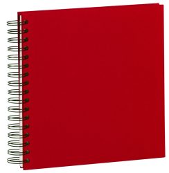 R&Ouml;SSLER Fotoalbum 1329452366 23x23cm, rot/off-white