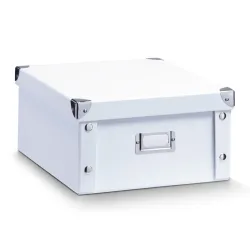 ZELLER Aufbewahrungsbox 17763 31x26x14cm 11l Deckel weiss