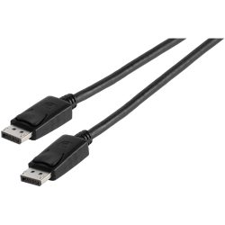VIVANCO - DisplayPort-Kabel, Videokabel, Black, 3 Monate