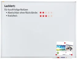 FRANKEN Whiteboard SC2102SB X-tra!Line lackiert 60x90cm