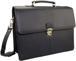 MONOLITH Aktentasche 2000003193 Leder, schwarz